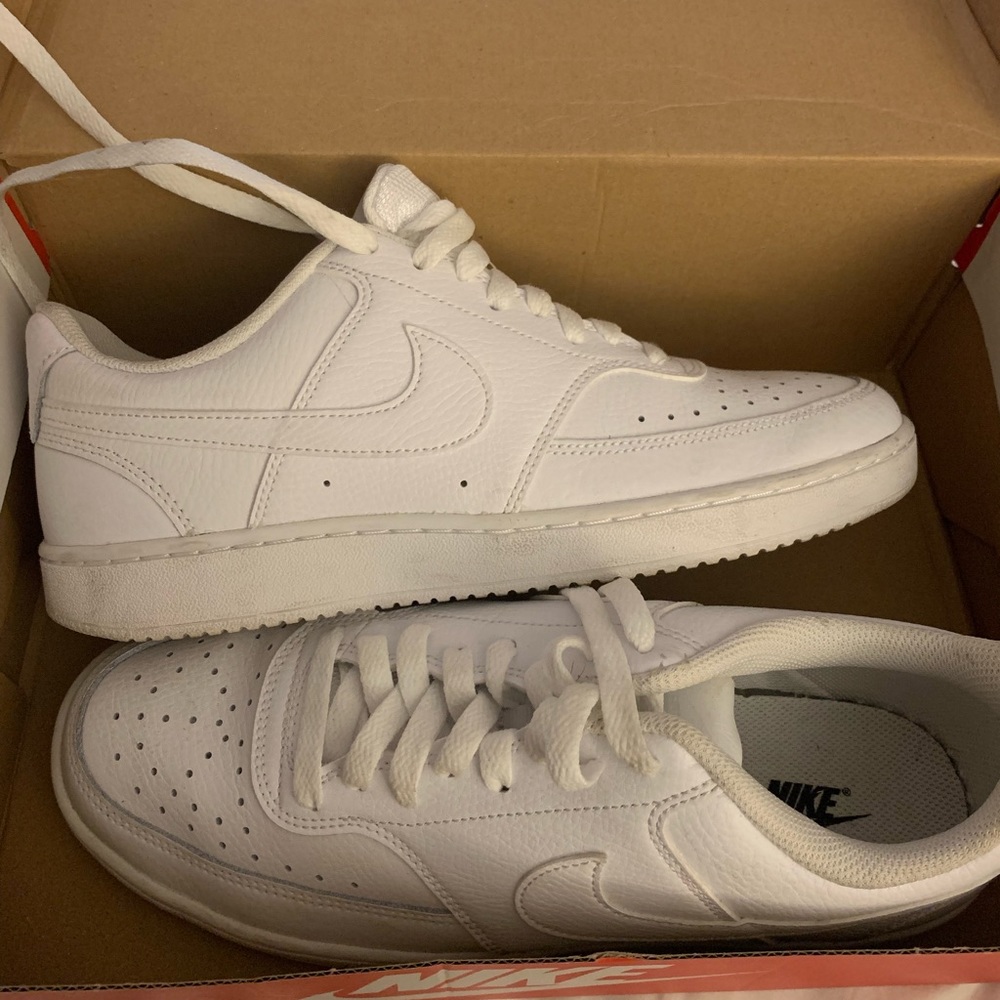 Nike Court Vision Low WHITE size 10